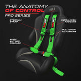 4-Point UTV Harness with Push-Button Release | 50 Caliber Racing