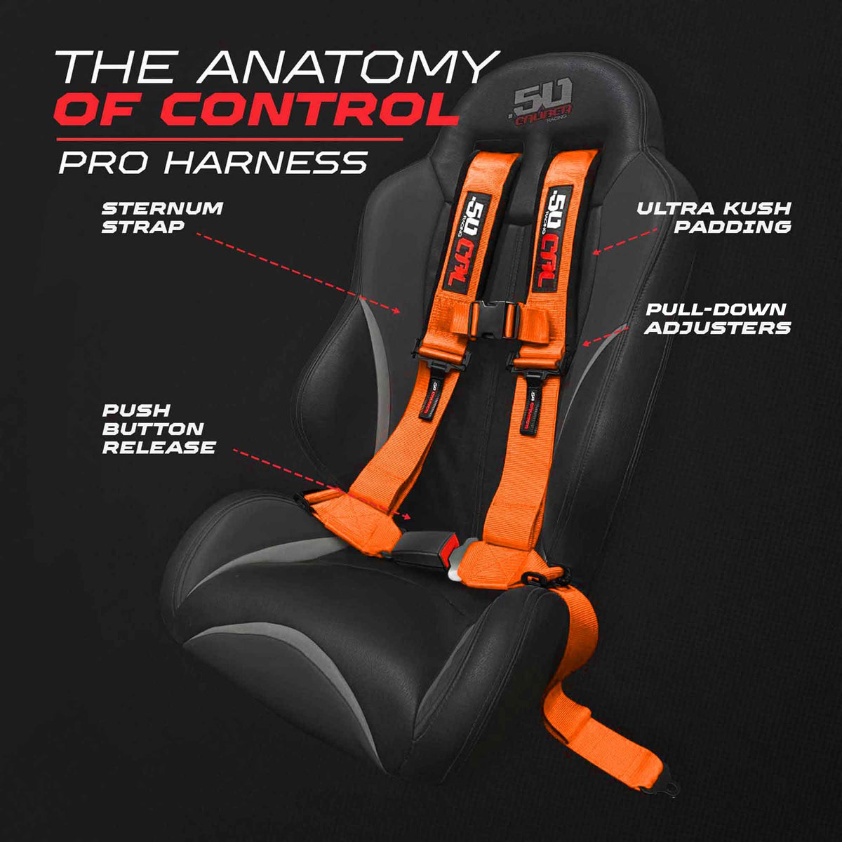50 Caliber Universal 4-Point Harness