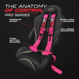 4-Point UTV Harness with Push-Button Release | 50 Caliber Racing