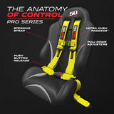 4-Point UTV Harness with Push-Button Release | 50 Caliber Racing