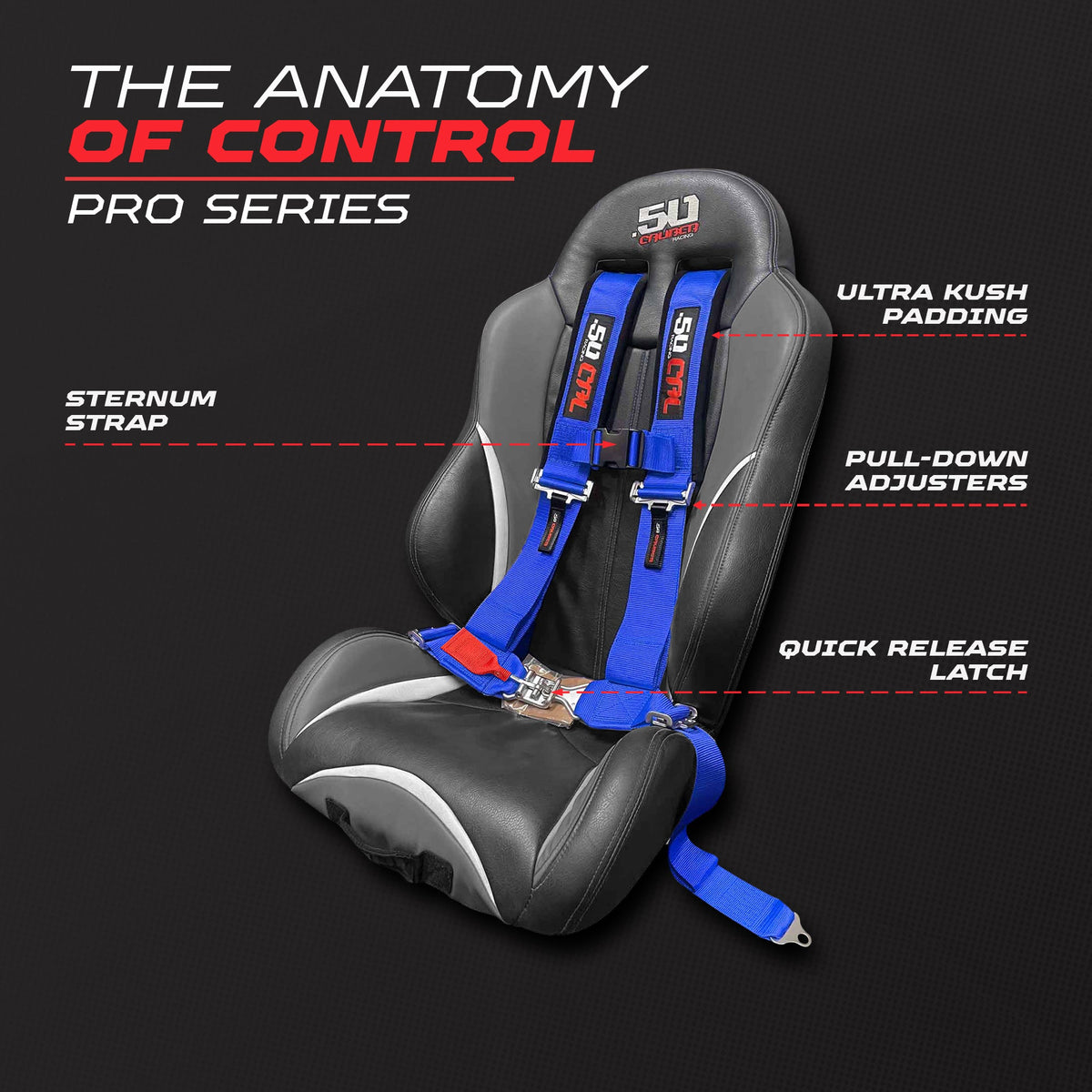 Pro Series 3" 4-Point Race-Latch UTV Harness - product image 37