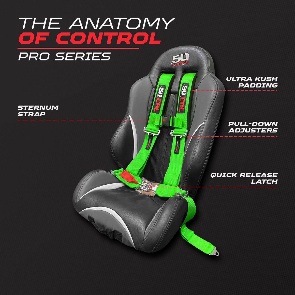 Pro Series 3" 4-Point Race-Latch UTV Harness - product image 27