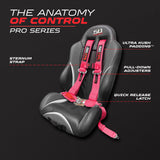 Pro Series 3" 4-Point Race-Latch UTV Harness