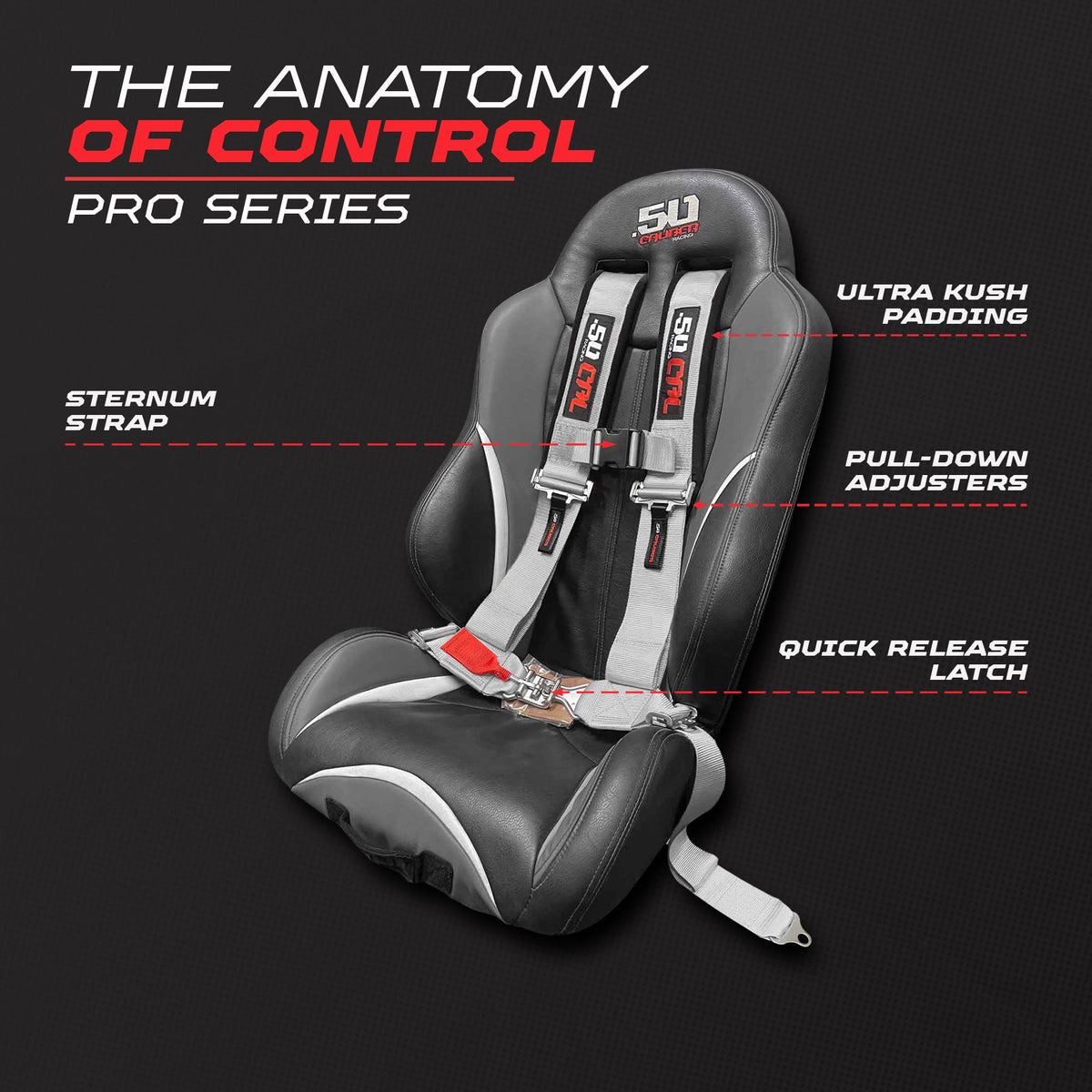 Pro Series 3" 4-Point Race-Latch UTV Harness - product image 42