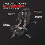 50 Caliber Racing 3" 5-Point UTV Harness | Anti-Submarine Strap | 9 Colors