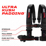 4-Point UTV Harness with Push-Button Release | 50 Caliber Racing