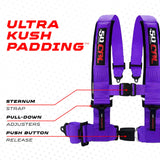 4-Point UTV Harness with Push-Button Release | 50 Caliber Racing