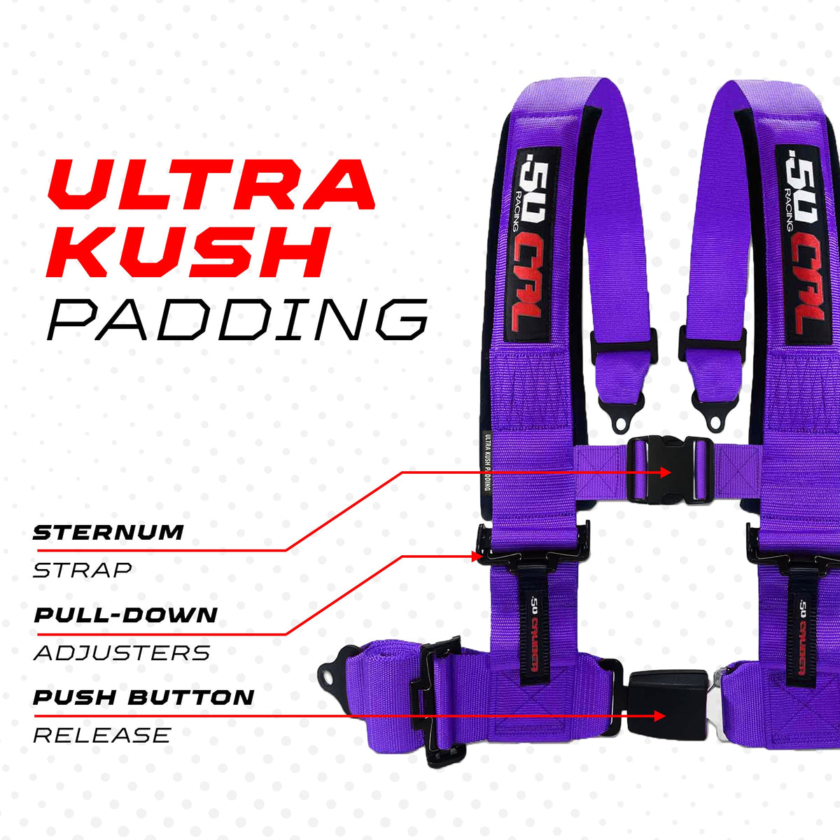 50 Caliber Universal 4-Point Harness