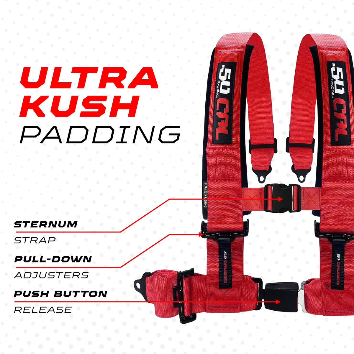 50 Caliber Universal 4-Point Harness