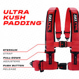 4-Point UTV Harness with Push-Button Release | 50 Caliber Racing