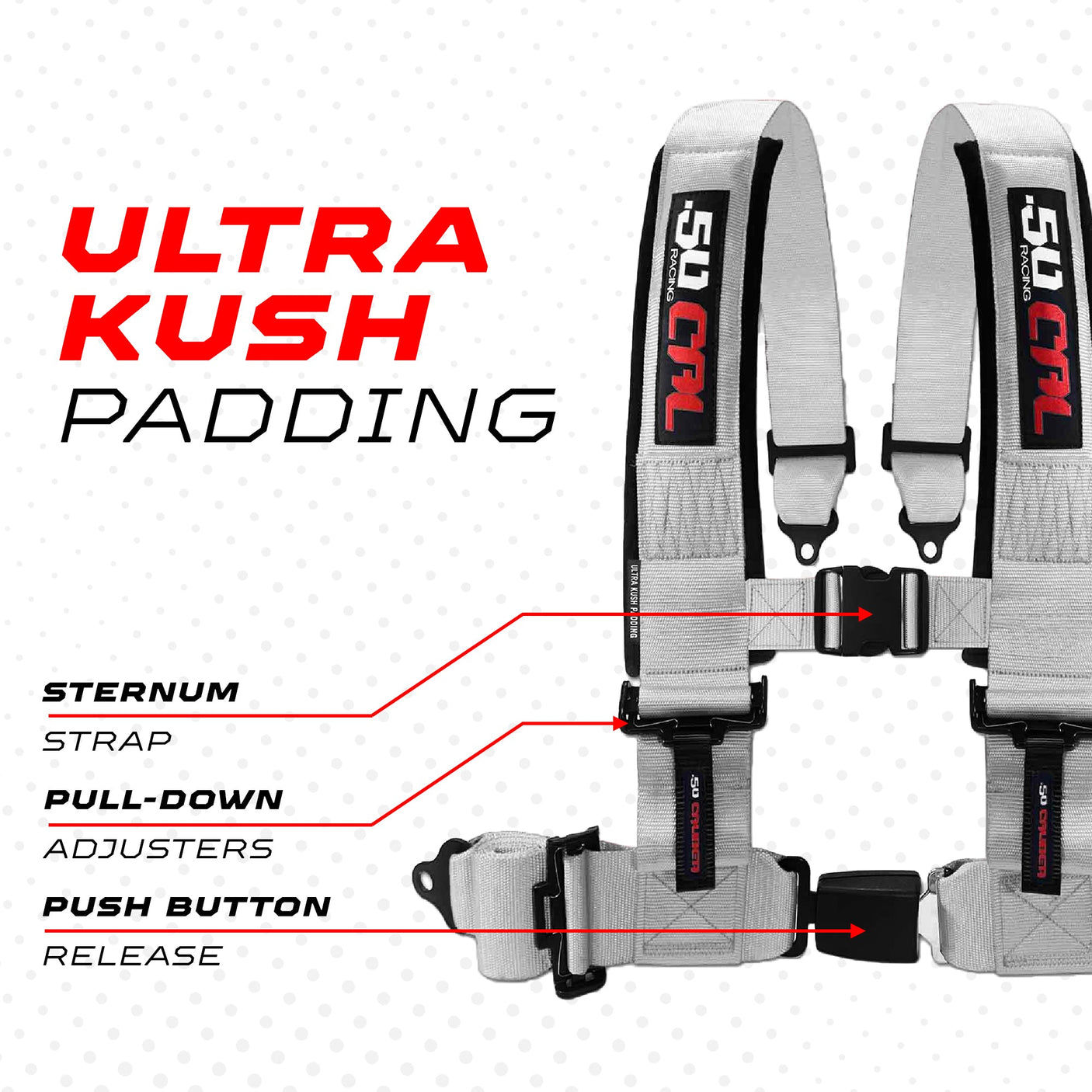 50 Caliber Universal 4-Point Harness
