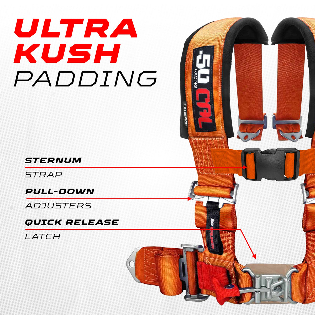Pro Series 3" 4-Point Race-Latch UTV Harness - product image 33