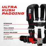 Pro Series 2" 5-Point Race-Latch UTV Harness