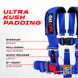 Pro Series 3" 5-Point Race-Latch UTV Harness
