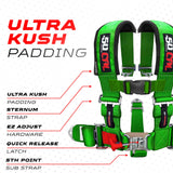 50 Caliber Racing 3" 5-Point UTV Harness | Anti-Submarine Strap | 9 Colors