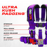 Pro Series 2" 5-Point Race-Latch UTV Harness