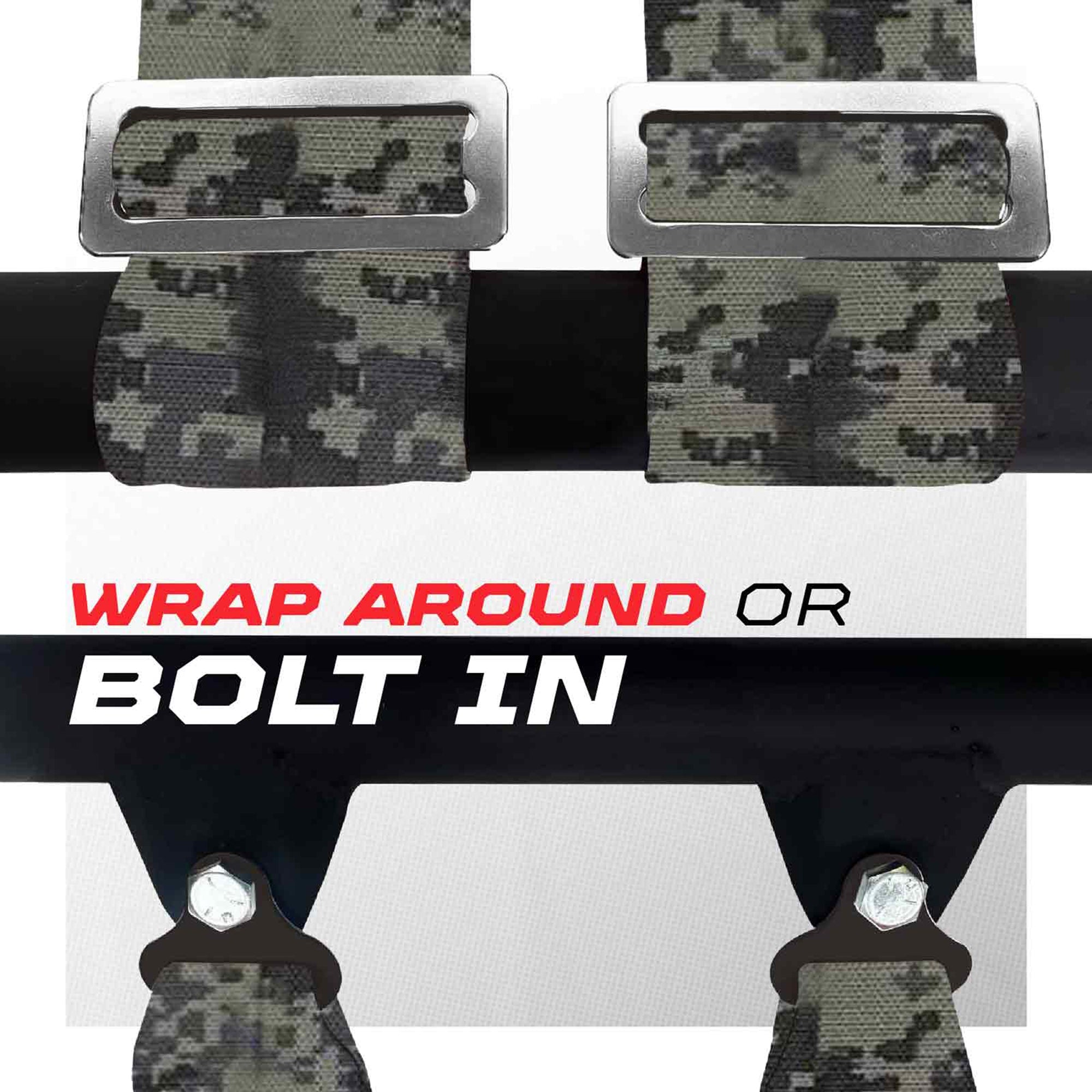 50 Caliber Racing 2" 4-Point UTV Harness - Latch & Link Quick Release