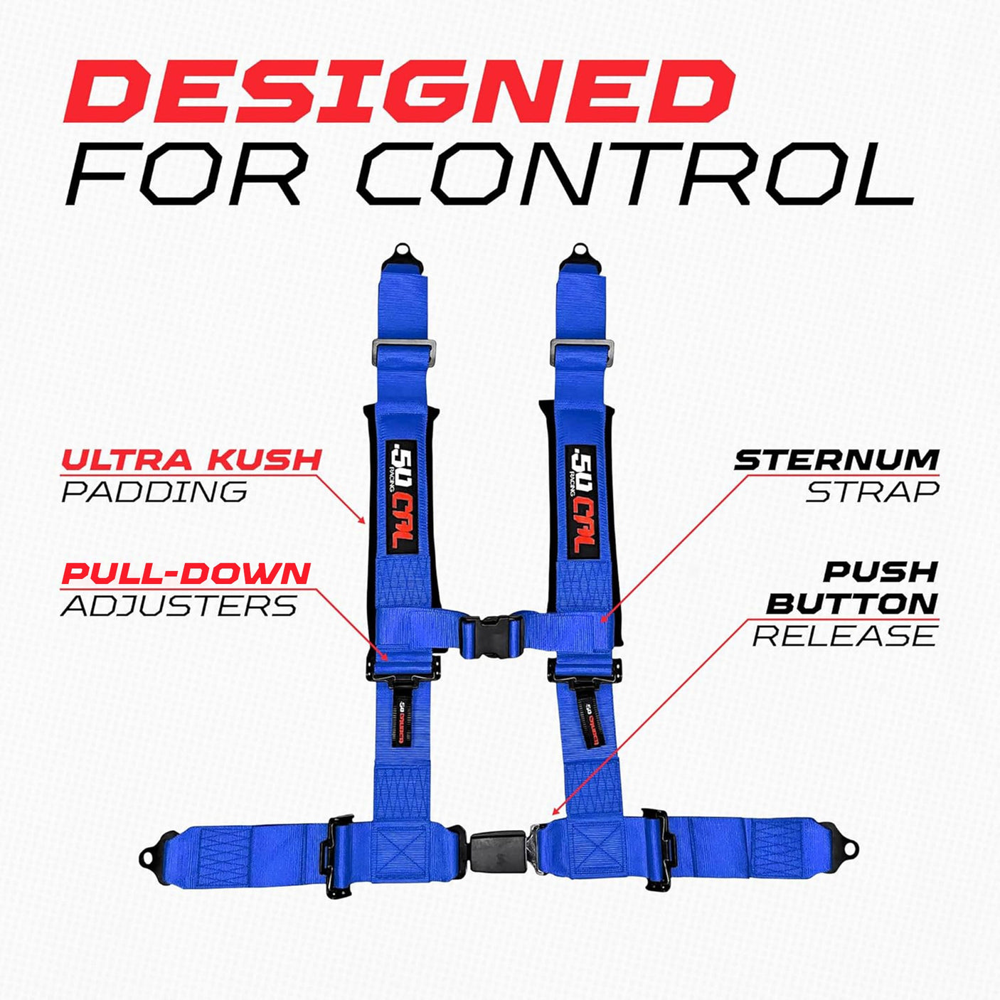 50 Caliber Universal 4-Point Harness