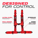 4-Point UTV Harness with Push-Button Release | 50 Caliber Racing