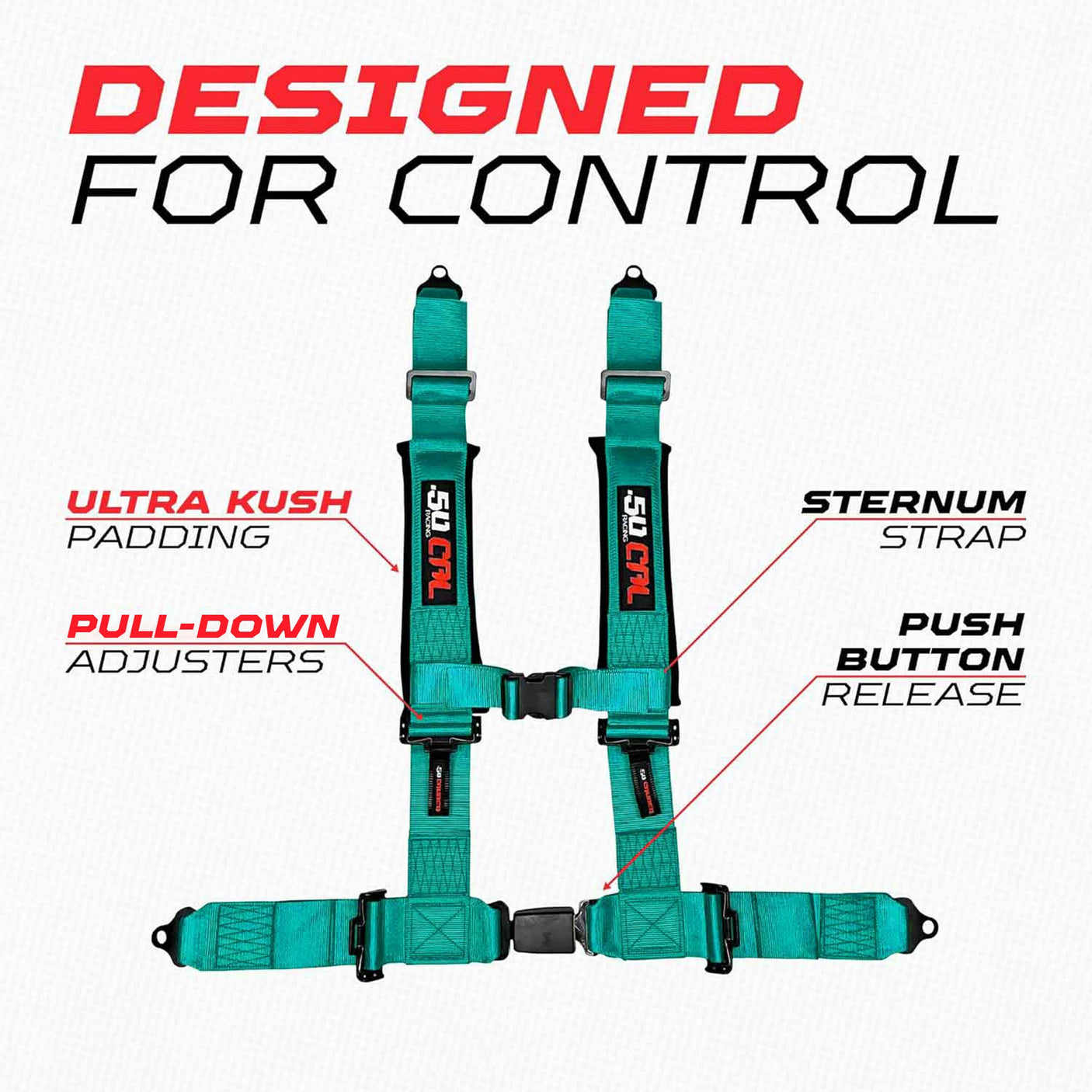 50 Caliber Universal 4-Point Harness