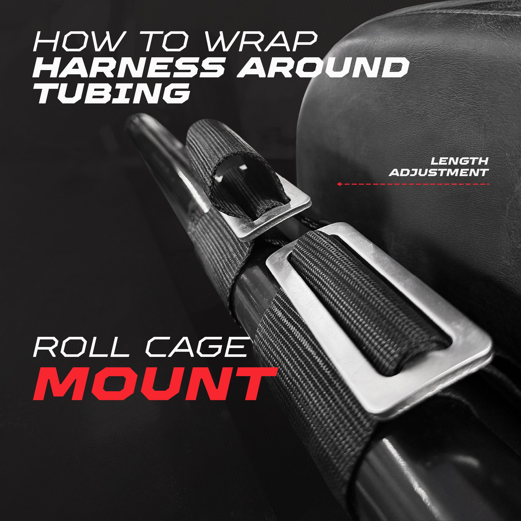 50 Caliber Racing 3" 4-Point UTV Harness | Latch & Link Quick Release | 9 Colors