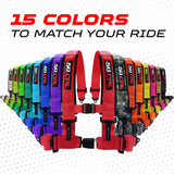 4-Point UTV Harness with Push-Button Release | 50 Caliber Racing