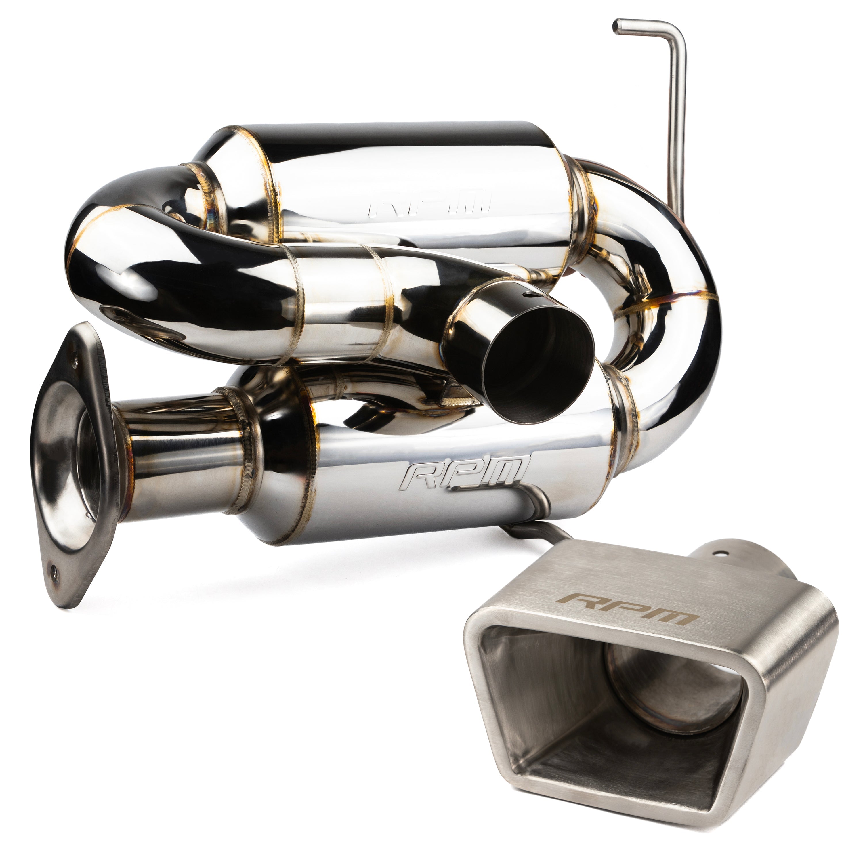 Photo of RPM SXS RPM Polaris RZR Pro R 3" DUAL Sport Muffler W/ 3" Tip by RPM SXS - Premium for UTVs / Side by Sides