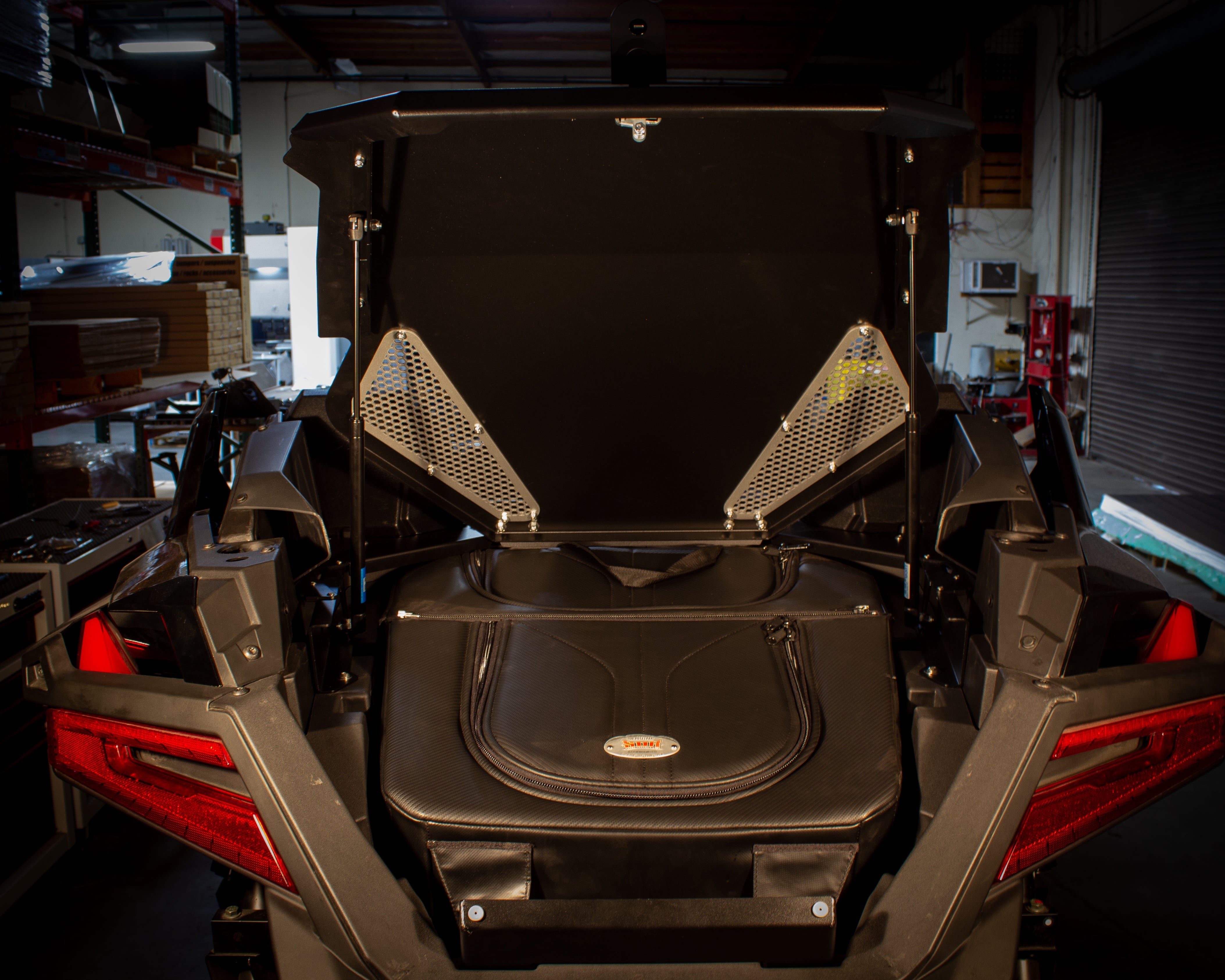 Photo of RZR Pro XP / Turbo R/ Pro R Vented Rear Bed Cover by SDR Motorsports - Premium Storage for UTVs / Side by Sides