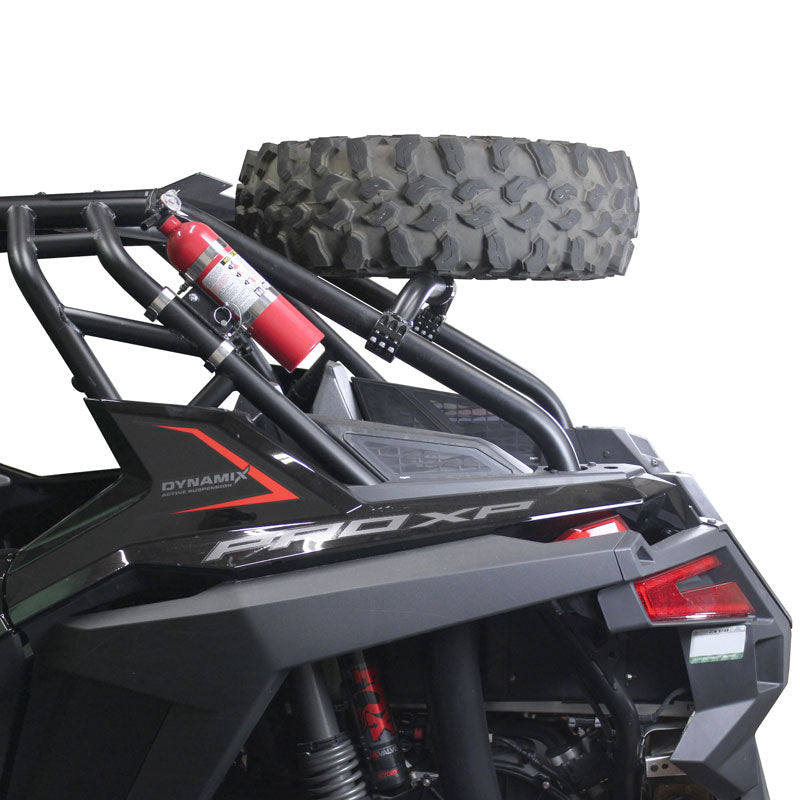 Photo of Polaris RZR Pro XP 4 Dual Clamp Spare Tire Mount by Factory UTV - Premium Spare Tire Mounts for UTVs / Side by Sides