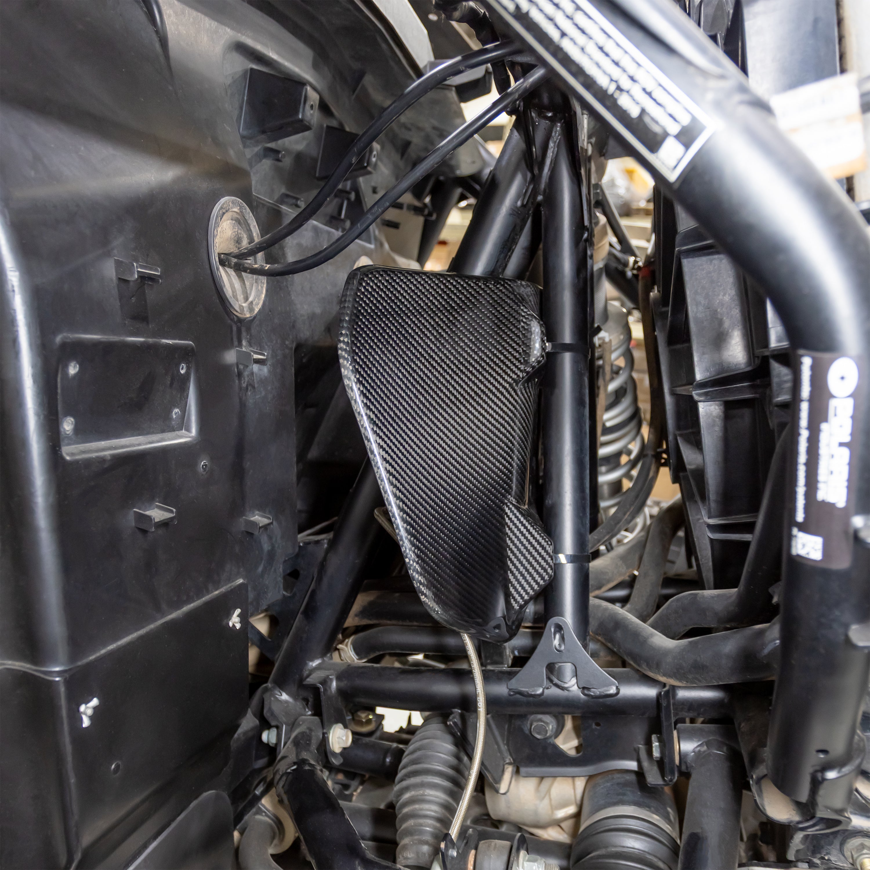 Photo of RPM SXS RPM Pro XP Carbon Fiber Heat Deflector & Cab Cooling Panel by RPM SXS - Premium for UTVs / Side by Sides