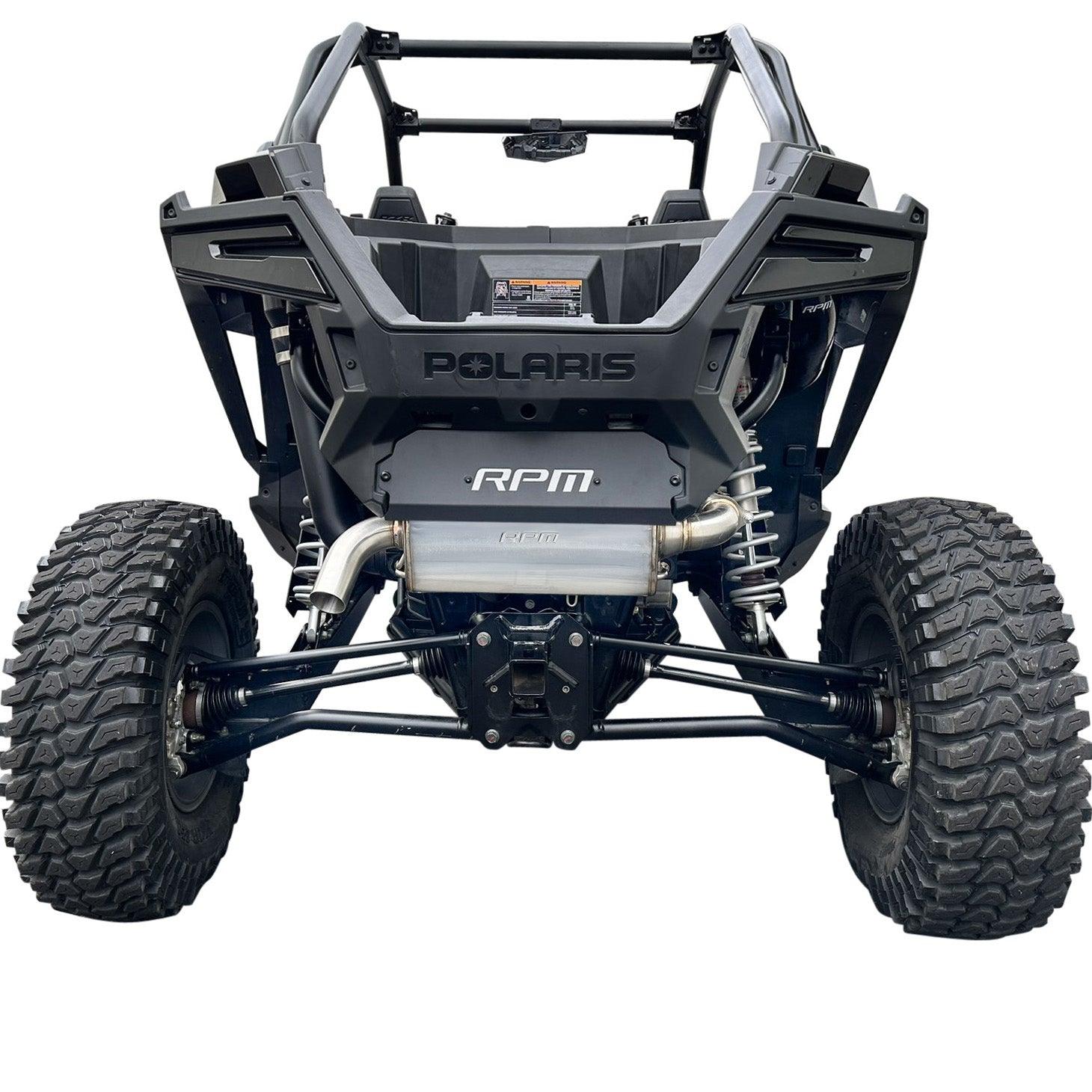 Photo of RPM SXS RPM Pro XP, Pro S & Turbo R Rear Fascia Delete Shield / Muffler Cover by RPM SXS - Premium for UTVs / Side by Sides