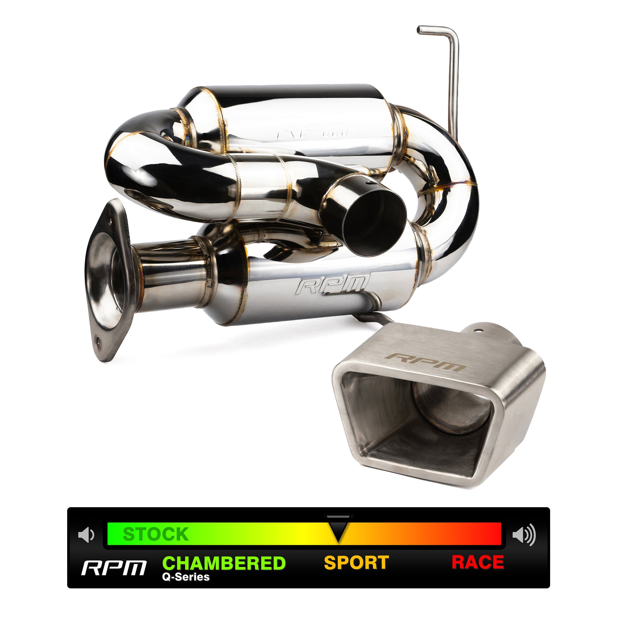 Photo of RPM SXS RPM Polaris RZR Pro R 3" DUAL Sport Muffler W/ 3" Tip by RPM SXS - Premium for UTVs / Side by Sides