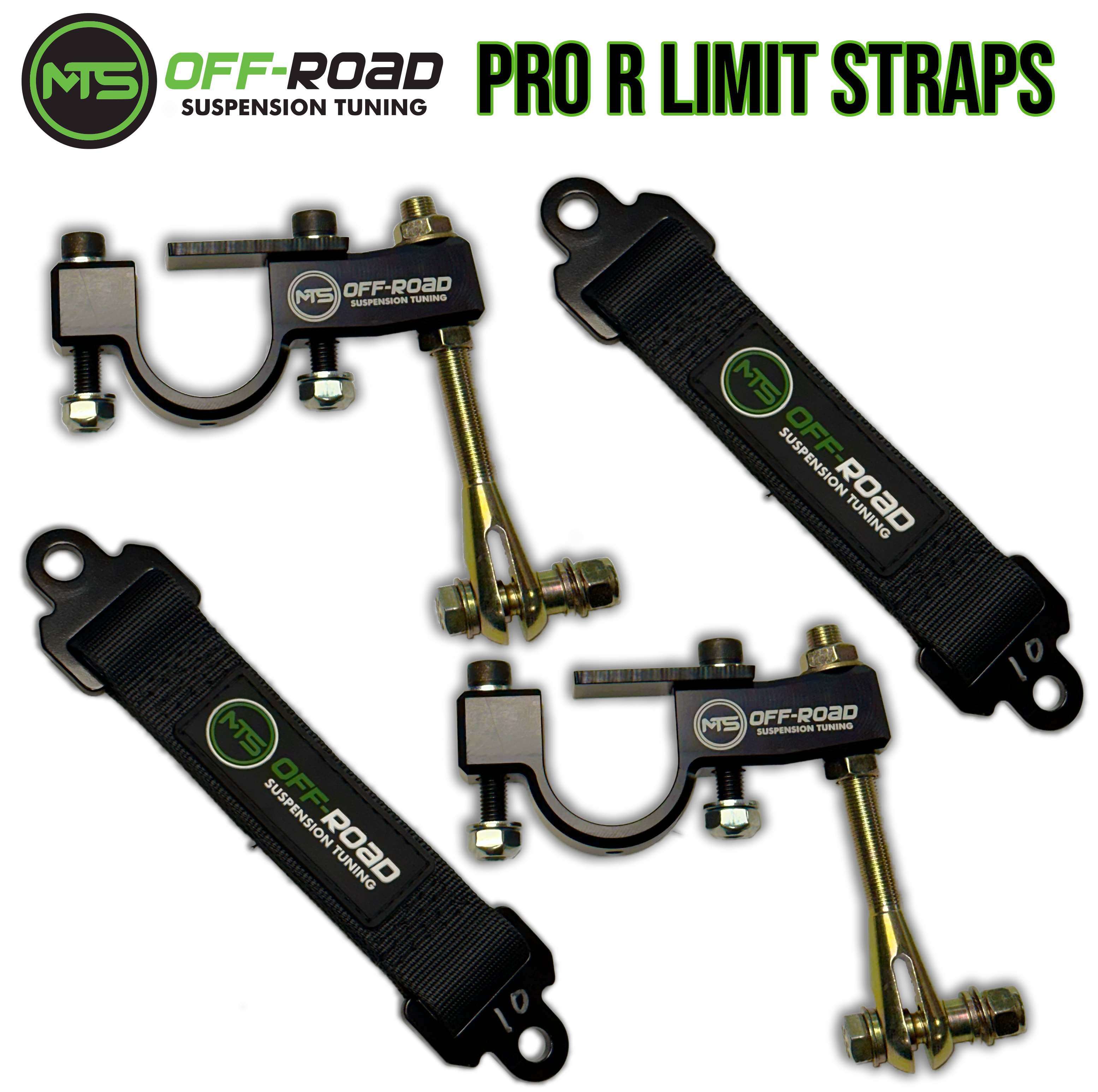 Photo of MTS Off-Road Polaris RZR Pro R/Turbo R Front Limit Straps by MTS Off-Road - Premium Limit Straps for UTVs / Side by Sides