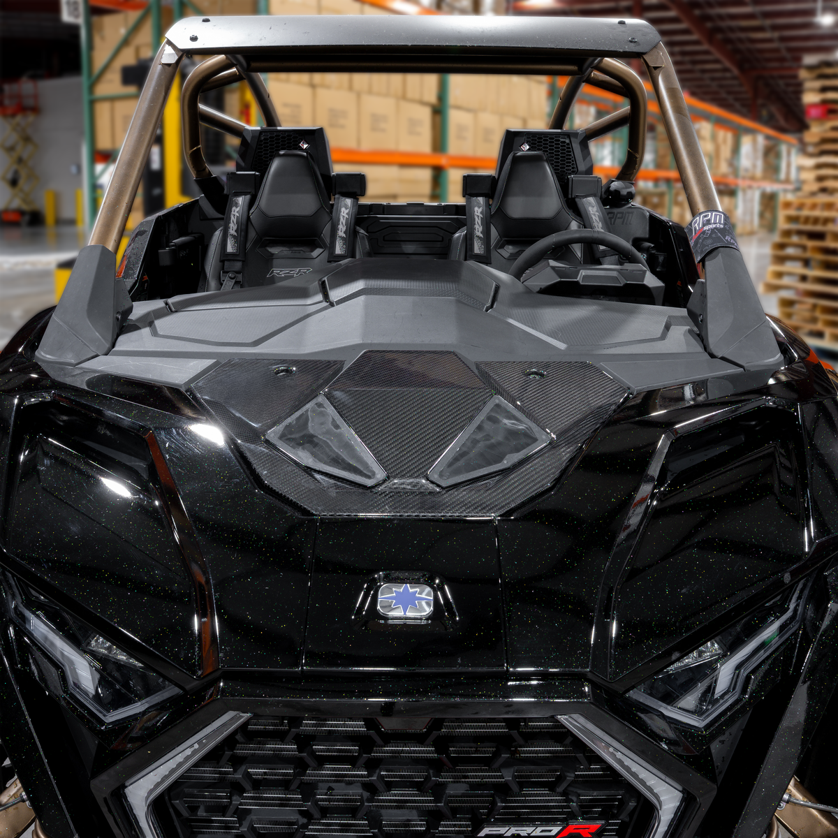 Polaris RZR Pro Series Ram-Air Carbon Fiber Hood – product detail 9