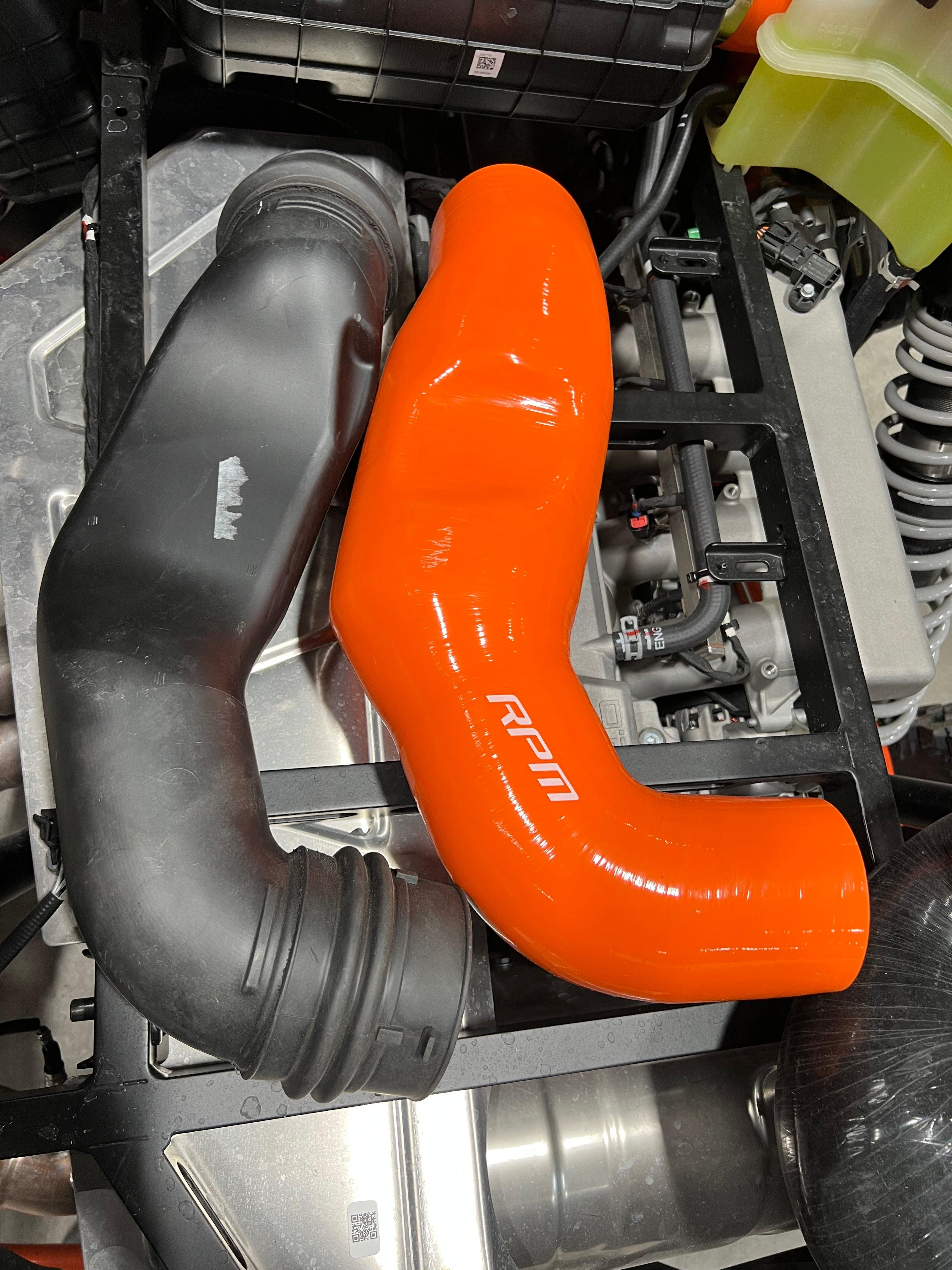 Photo of RPM Polaris RZR Pro R 6 PLY Silicone HD Intake Tube / Bed To Airbox by RPM SXS - Premium for UTVs / Side by Sides