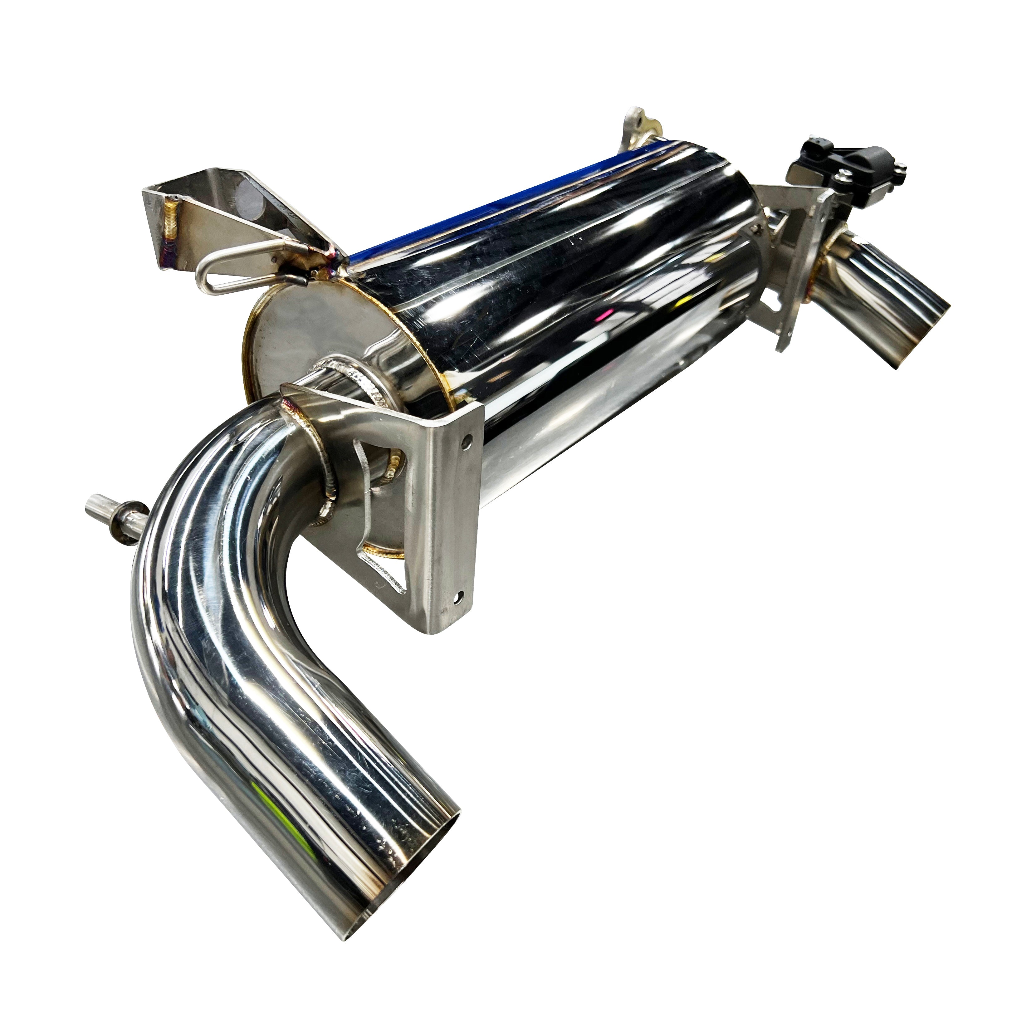 Photo of RPM SXS RPM RZR PRO XP & Turbo R/Pro S E-Valve Muffler - Dual Tip Captains Choice Exhaust - 2020-2025 PRO XP & TURBO R by RPM SXS - Premium for UTVs / Side by Sides