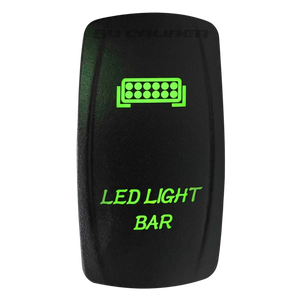 Illuminated LED Light Bar On/Off Rocker Switch