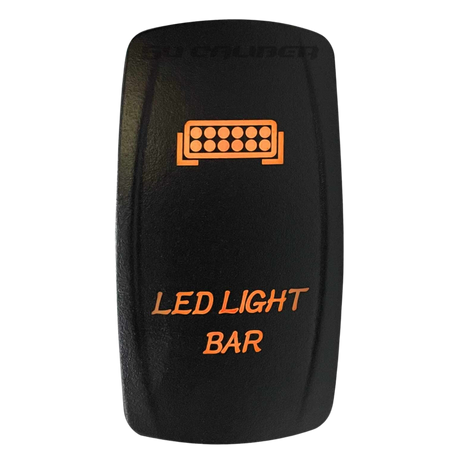 Illuminated LED Light Bar On/Off Rocker Switch