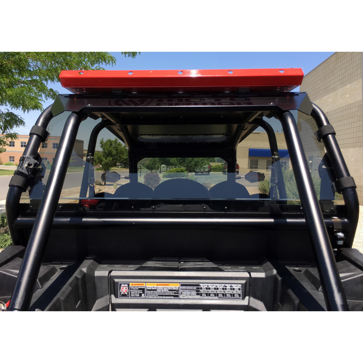 Photo of UTVZILLA Polaris RZR XP 1000 / Turbo Rear Tinted Window / Windshield Polycarbonate (2014+) by UTVZILLA - Premium Windshields for UTVs / Side by Sides