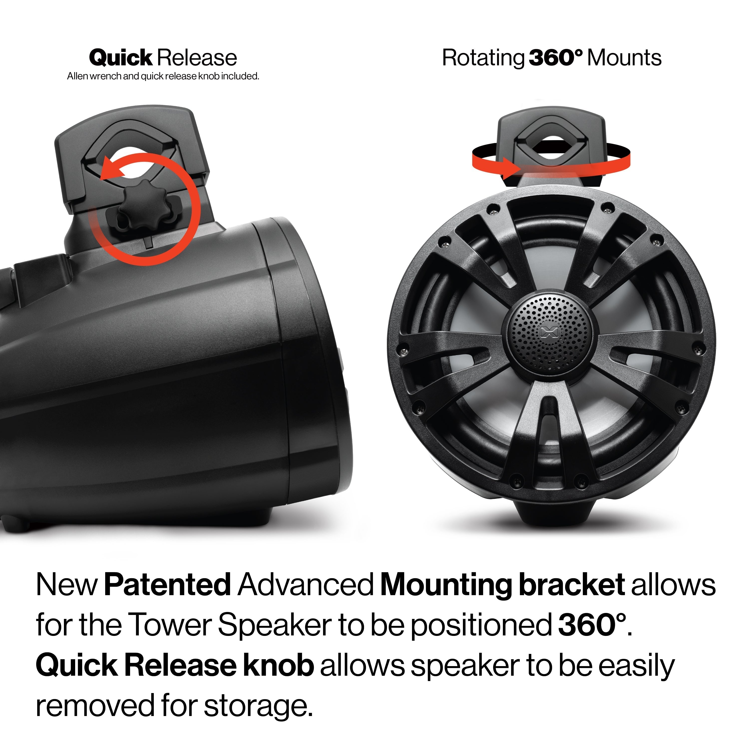 Photo of POWERSPORTS ExtremeTower Speakers TA8 -1 Bluetooth Amplified + 1 Passive Tower Speaker by ECOXGEAR - Premium for UTVs / Side by Sides