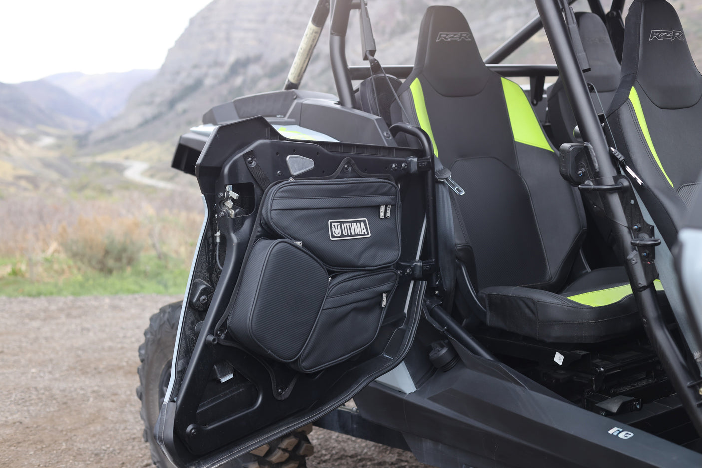 RZR 1000 XP/ XP S Rear Door Bag Set - Weatherproof Storage + Knee Pad (2024+)