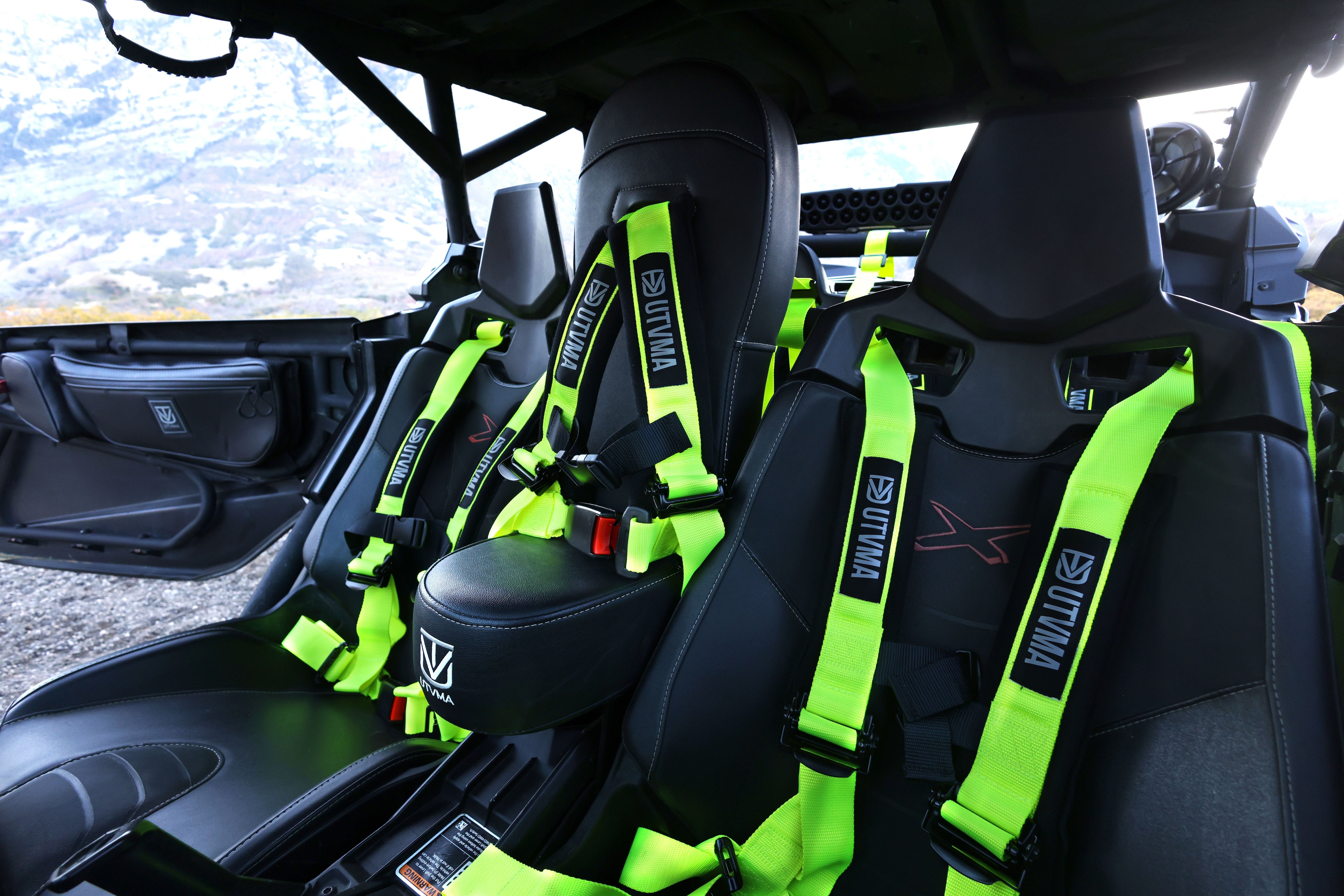 Photo of Maverick X3 Bump Seat (2017-2025) by UTV Mountain Accessories - Premium Bump Seats for UTVs / Side by Sides