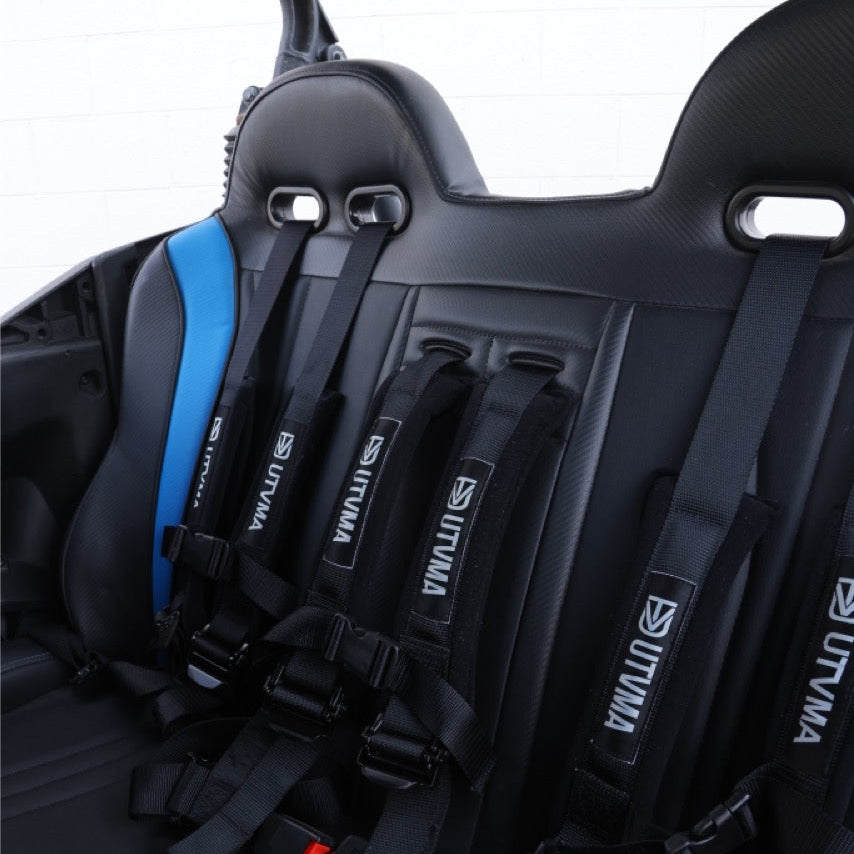 Commander Max Rear Bench Seat (2021+) W/ Harnesses