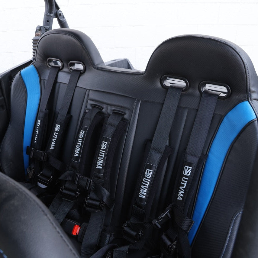 Commander Max Rear Bench Seat (2021+) W/ Harnesses