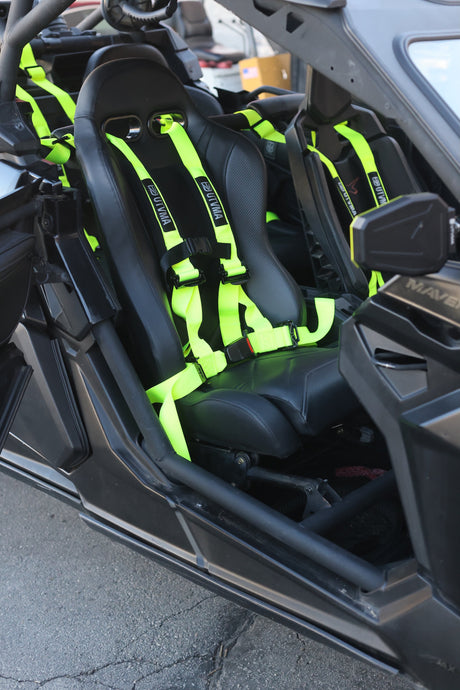 Photo of "REBEL" Series Pair of Front Suspension Bucket Seats Maverick R 2 or 4 Seater (2024-2025) by UTV Mountain Accessories - Premium for UTVs / Side by Sides