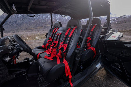 Photo of 2024+ RZR 1000 Front/Rear Bench Seat W Harnesses 2 and 4 Seater by UTVMA - Premium Bench Seat for UTVs / Side by Sides