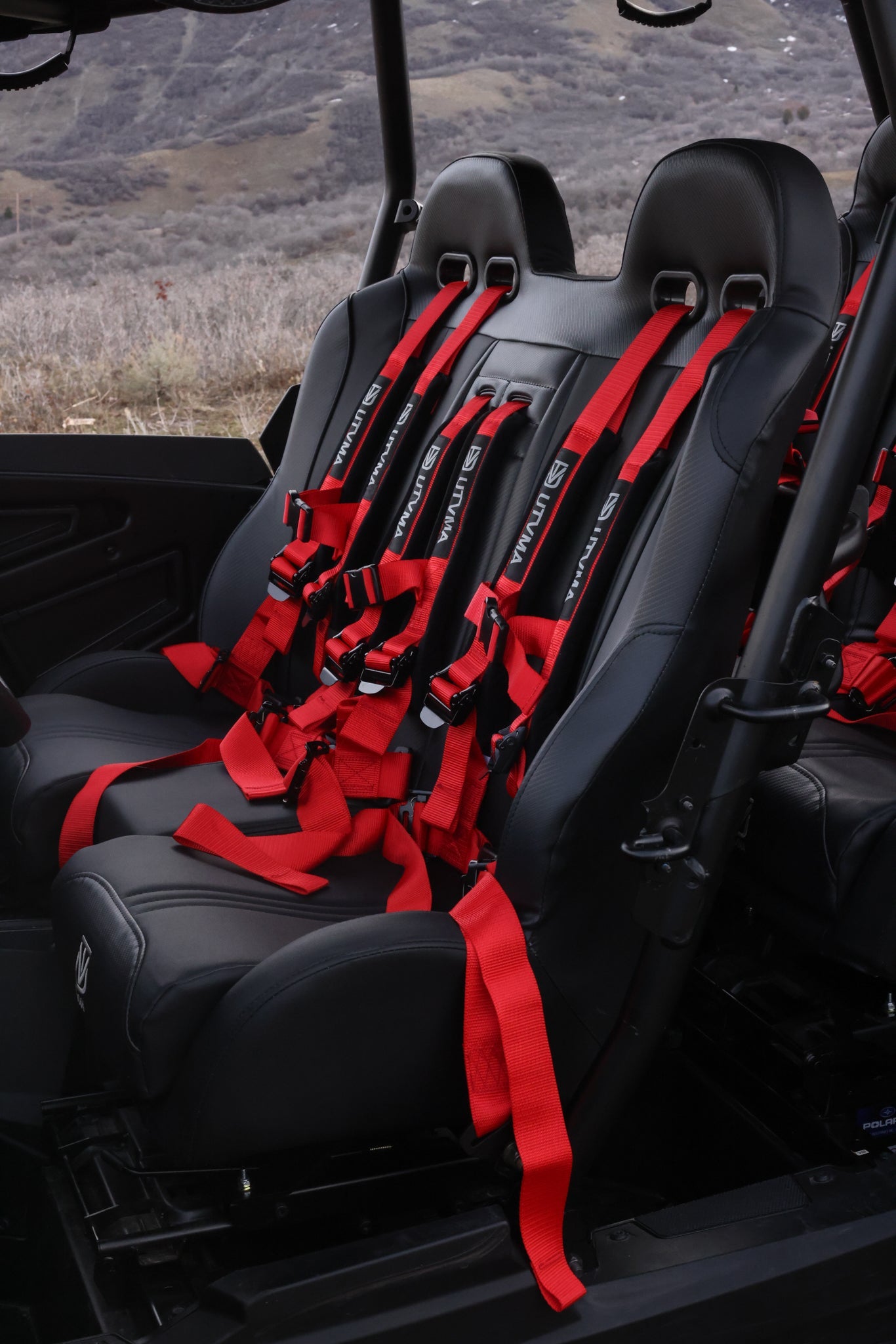 Photo of 2024+ RZR 1000 Front/Rear Bench Seat W Harnesses 2 and 4 Seater by UTV Mountain Accessories - Premium Bench Seat for UTVs / Side by Sides