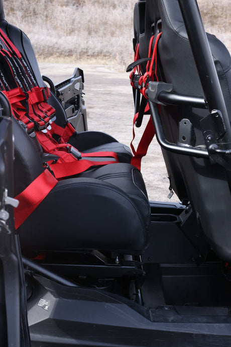 Photo of 2024+ RZR 1000 Front/Rear Bench Seat W Harnesses 2 and 4 Seater by UTVMA - Premium Bench Seat for UTVs / Side by Sides