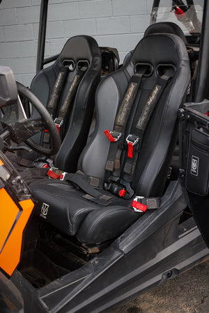 Photo of "Weekender" Series Pair of Front or Rear Suspension Bucket Seats RZR 1000 (XP, Turbo, Turbo S, Dynamix, Trail, High Lifter) 2014-2023 by UTVMA - Premium for UTVs / Side by Sides