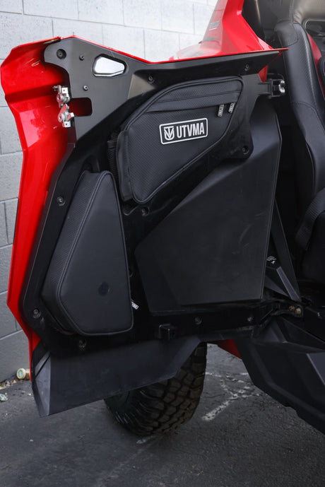 Photo of RZR Pro/R/Turbo R Rear Door Bag Set (2020-2025) by UTV Mountain Accessories - Premium Door Bags for UTVs / Side by Sides